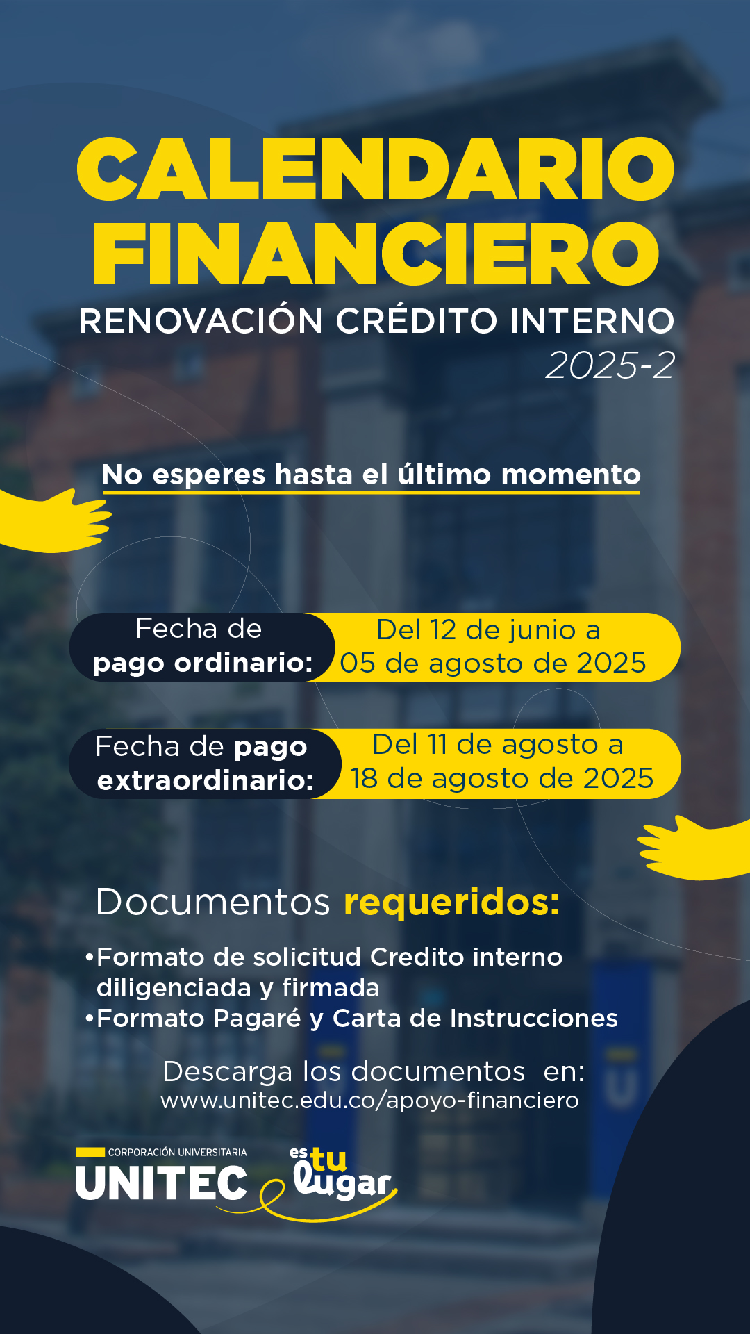 Calendario Financiero 2025-II