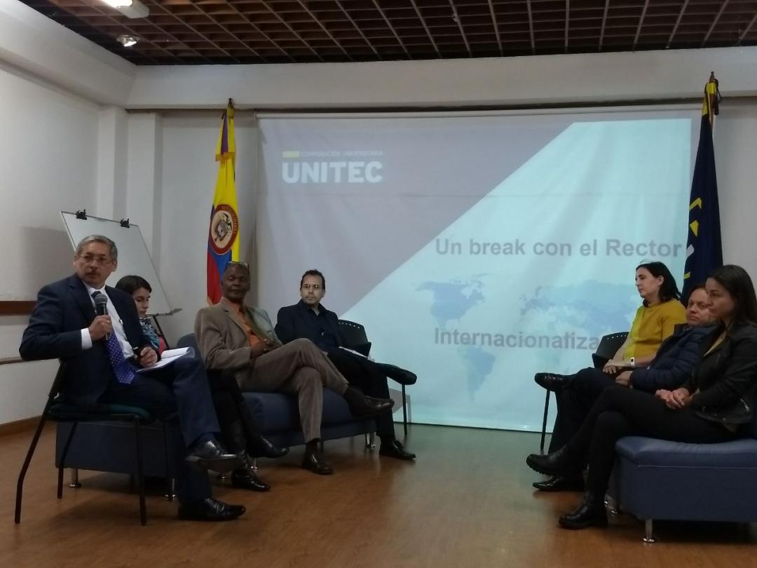 Un break con el rector, internacionalización Unitec