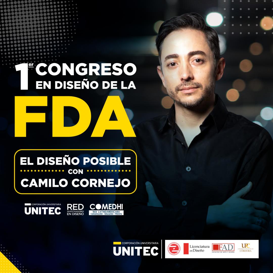 Camilo Cornejo, el docente Uniteísta presente en el 1er Congreso Nacional de Diseño en Argentina