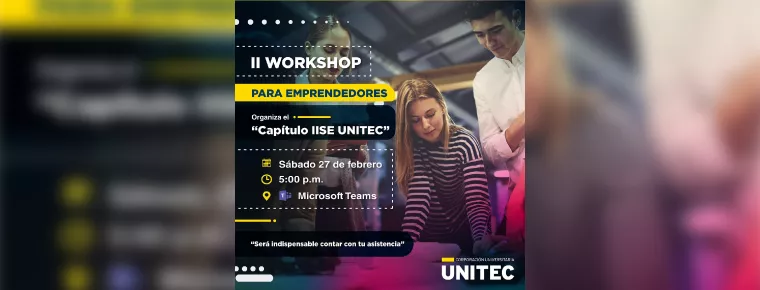 Segunda edición de Workshop para emprendedores del IISE 