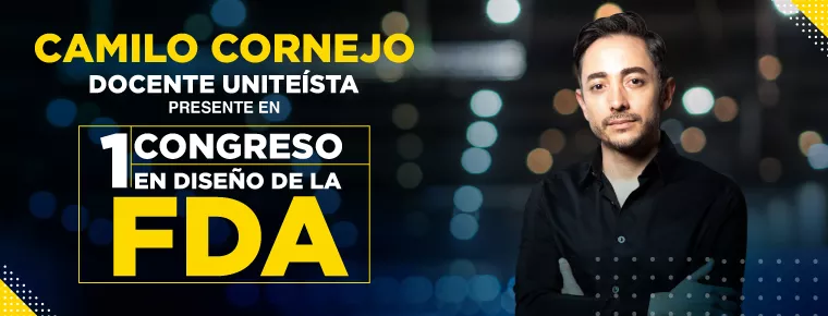 Camilo Cornejo, el docente Uniteísta presente en el 1er Congreso Nacional de Diseño en Argentina